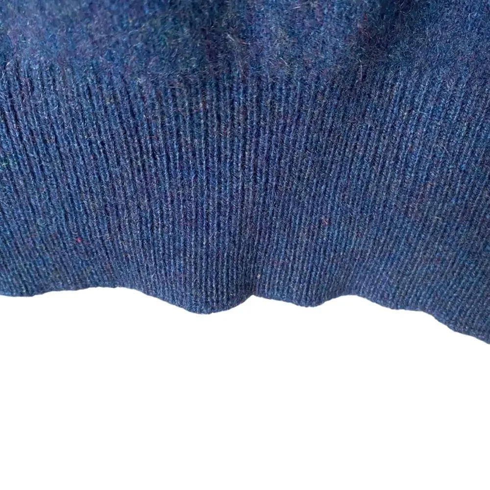 Vintage Royal Ballater Made in Scotland Blue Cahsmere Argyle Vest size 40
